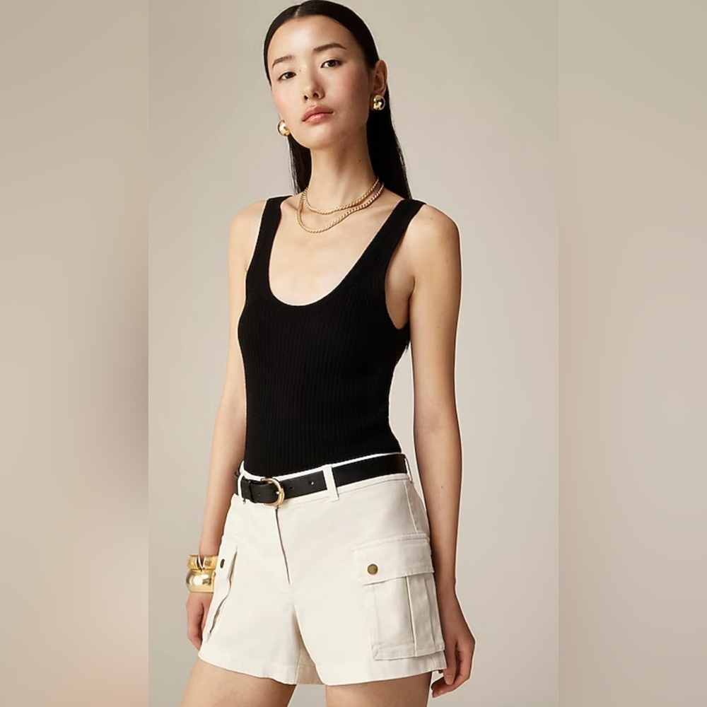 J.Crew 4” Cargo Chino Short in Natural